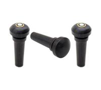 Alipis Lot de 3 Chevilles en Ébène pour Violon, Cordier Noir, Partie de Violon, Fixation Stable, Réglage Sonore, Usage Orchestre et Amateur, Accessoire de Remplacement