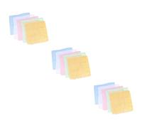 Alipis Lot De 3 Débarbouillettes En Mousseline Pour Nouveau-né Bavoirs Doux Absorbants Séchage Rapide Serviettes Prélavées Pour Bébé 5 Pièces X 3