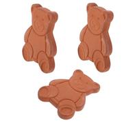 Alipis Lot de 3 Disques Adoucisseur de Sucre Brun en Terre Cuite, Absorbeur D’humidité Bidirectionnel, Compact et Réutilisable, pour Conservation de Biscuits et Snacks Contenants