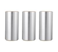Alipis Lot de 3 Feuilles de Papier Aluminium Épaisses 50M pour Coloration et Surlignage des Cheveux Polyvalentes pour Salons de Coiffure Manucure et Dépose de Vernis Usage