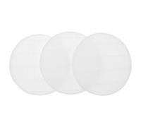 Alipis Lot de 3 Filtres de Rechange pour Aspirateur à Poussière D’Ongles Disque Filtrant Blanc Réutilisable Ø12 CM Compatible Extracteur Poussière Manucure Usage Professionnel et