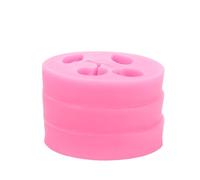 Alipis Lot de 3 Moules en Silicone Cerise Rose pour Fondant Chocolat et Bonbons Moules Flexibles Résistants Haute Température Décoration Pâtisserie Gâteau Fête