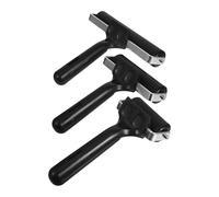 Alipis Lot de 3 Rouleaux en Caoutchouc pour Loisirs Créatifs Rouleaux à Empreintes de Bois 6 CM 10 CM 15 CM Outils de Peinture Texturée Polyvalents pour Tampons Collage et