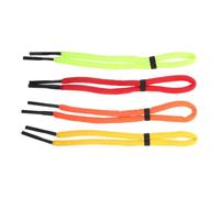Alipis Lot de 4 Cordons de Lunettes de Sport Flottants en Mousse Réglables et Légers Couleurs Rouge Jaune Orange Vert Fluo Sangle pour Lunettes d'Extérieur Kayak Surf et Activités