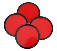 Alipis Lot de 4 Coussinets Adhésifs Ronds 8 CM en Plastique Noir Ventouses Adhésives Résistantes à Haute Température pour Support de Téléphone Voiture Patchs pour Tableau de Bord