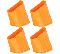 Alipis Lot de 4 Couvre-Pieds Antidérapants pour Échelle Télescopique Patins en Plastique Orange pour Pieds D’Échelle D Protection Résistante à la Corrosion Accessoires pour Échelles