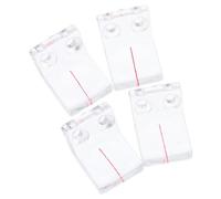 Alipis Lot de 4 Loupes à Déflecteur Double Trou en Plastique Transparent Loupe de Précision pour Scie Circulaire Accessoire pour Outils de Travail du Bois Compatible Machines à Bois