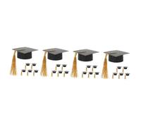 Alipis Lot De 4 Mini-gobelets De Remise De Diplôme Décorations pour La Maison 6 Pièces X 4