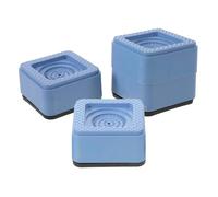 Alipis Lot de 4 Patins Anti-vibrations pour Machine à Laver, Stabilisateurs de Pieds en Plastique, Rehausseurs 1 Couche, Protection Antidérapante pour Lave-linge, Réfrigérateur
