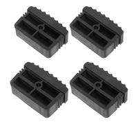 Alipis Lot de 4 Patins Antidérapants en Caoutchouc pour Pieds D’Échelle Protections de Rechange Résistantes Coussinets Amortisseurs Adaptés aux Sols Lisses et Extérieurs Accessoires