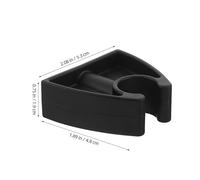 Alipis Lot de 4 Pinces de Fixation Robustes pour Mâts D’Éclairage de Bateau Accessoires Résistants au Sel Marin Clips de Rangement Légers Compatibles Lampadaires Marins pour Navigation