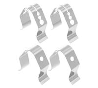 Alipis Lot de 4 Pinces Support Thermomètre en Acier Inoxydable 304 Argenté, Léger et Précis, pour Barbecue et Fumoir