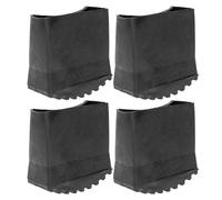 Alipis Lot de 4 Sabots en Caoutchouc Antidérapants pour Échelle 25 X 63 CM Protection Sol Solide Isolation Phonique et Résistance à la Chaleur Accessoires Sécurité pour Échelles