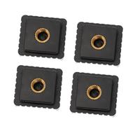 Alipis Lot de 4 Supports de Griffe pour Flash Adaptateur de Griffe Porte-Accessoire Trou Fileté 1/4 Support pour Éclairage LED et Moniteur Compatible Appareils Photo Fixation Rapide
