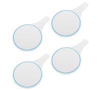 Alipis Lot de 4 Tableaux Effaçables à Sec 15X25 CM Bleu Cercle Tableau de Pointage Portable Planches Blanches Vierges pour Vote Notation et Activités Scolaires Professionnelles