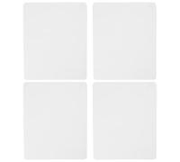 Alipis Lot de 4 Tapis de Souris Vierges à Sublimation Surface Lisse Antidérapante Format Standard Adaptés Bureau et Jeux Vidéo Accessoires Personnalisables pour Impression Thermique