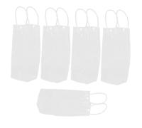Alipis Lot de 5 à Vin Portables en PVC Anti-Fuite pour Bouteilles de Vin Rouge Et Porte-vin Réutilisable pour Événements en Plein Air