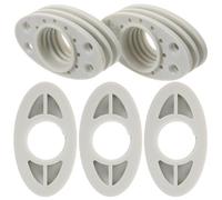 Alipis Lot de 5 Becs Verseurs en Plastique Gris, Embouts de Remplissage Étanches pour Bouillotte, Accessoires pour Paquet D'eau Chaude, Compatibles Usage Domestique et Voyage