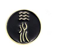 Alipis Lot de 5 Broches Chinoises en Alliage Symbolique Cinq Éléments, Épingles Polyvalentes pour Chapeaux et Vêtements, Design Artistique Élégant pour Présents et Collection