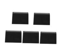 Alipis Lot de 5 Capuchons de Bouton Fader pour Console de Mixage DJ, Caoutchouc Noir, Trou Intérieur 4 Mm, Accessoires DJ pour Réglage Précis des Curseurs de Mixage Électronique
