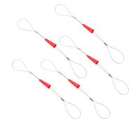 Alipis Lot de 5 Outils de Fixation de Câbles Portables Tire-Câble Léger en Matériau Résistant aux Acides pour Passage de Fils Murs et Plafonds Faisceau de Fixation sans Rouille