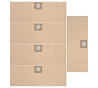 Alipis Lot de 5 Paquet de Rechange pour Aspirateur à Cartouche 5-6 Gallons en Papier Robuste, Collecteurs de Poussière Jetables pour Dépoussiéreurs Portables, Usage Maison et