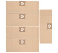 Alipis Lot de 5 Paquet de Rechange pour Aspirateur Industriel 5-6 Gallons, Paquet à Poussière en Papier 65x25 Cm, Collecteur de Poussières Fines Compatible pour Atelier et Garage
