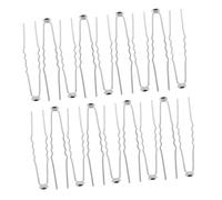 Alipis Lot De 50 Épingles À Cheveux Chinoises En Forme De U Pour Mariée Accessoires Décoratifs Pour Cheveux Argentées