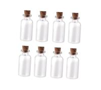 Alipis Lot de 50 Mini Bouteilles en Verre avec Couvercle en Liège pour Pot-pourri Décoratif (3 8 Cm X 1 9 Cm)