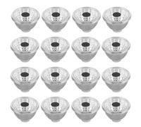 Alipis Lot de 50 Petits Abat-Jour en Plastique Étanche 25 CM pour Lampe Solaire Extérieure Projecteur DIY d'Œil d'Animal pour Décoration Jardin Pelouse et Statue Réutilisable