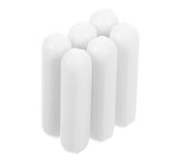 Alipis Lot de 6 Barres D’Agitation Magnétiques Blanches Type C 7X30 MM Revêtement Ptfe Agitateur Haute Vitesse pour Laboratoire Chimie et Électrochimie Réutilisable