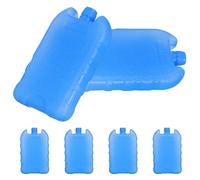 Alipis Lot de 6 Blocs Réfrigérants à Glace pour Ventilateur de Climatisation Portable Moyen Format Recharge à Eau Pains de Glace Réutilisables pour Pique-Niques Camping et Glacières