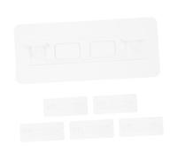 Alipis Lot De 6 Fixations De Clôture Essuie-Glace Chauffage Trou Crochet pour Serviette Stabilisateur D'Étagère Étiquettes De Produit Kit De Liquide De Refroidissement