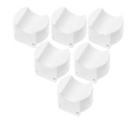 Alipis Lot de 6 Matrices de Fabrication de Bagues en Plastique Blanc Pièces de Rechange pour Cintreuse D’Anneaux Portable Accessoires Pratiques pour Machine à Cintrer les Bagues Outil