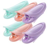 Alipis Lot de 6 Pinces à Cheveux Volumisantes pour Donner du Volume aux Racines, Clips en Polypropylène Légers Multi-Couleurs, Accessoires Coiffure pour Femmes, Adaptés à Divers Types de