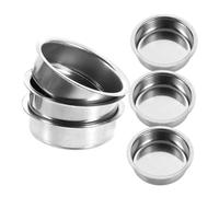 Alipis Lot De 6 Plaques De Brûleur Parfum en Acier Inoxydable, Petit Plateau 50x40x17 Mm, Porte-Parfum Bâtonnets pour Décoration Zen, Accessoires De Remplacement pour Usage Spirituel Et Intérieur