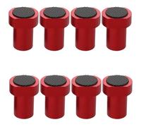 Alipis Lot de 8 Bouchons de Rabotage de Positionnement D’Établi en Alliage Métallique Rouge 19 MM Antidérapants Réutilisables pour Travail du Bois Accessoires de Serrage Rapides et