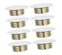Alipis Lot De 8 Caches pour Gicleurs D'Incendie Plaques De Protection Blanches pour Tête De Gicleur D'Incendie De Plafond Couvercle Plat pour La Maison Les Espaces Publics Et