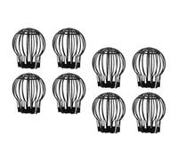 Alipis Lot de 8 Couvercles de Crépines D'évacuation de Toiture Ronds en Plastique Léger, Filtres Anti-blocage Petits Trous pour Empêcher Feuilles et Débris, Adaptés Toits, Balcons