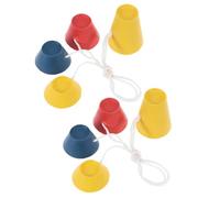 Alipis Lot de 8 Tees de Golf en Caoutchouc Incassables pour Tapis de Golf Intérieur et Extérieur Accessoires pour Practice et Entraînement Équipement Stable et Portable pour Terrains