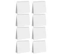 Alipis Lot De 8 Trépieds Triangulaires Pliables Pour Calendrier De Bureau Support De Calendrier À Monter Soi-Même Blanc