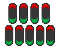 Alipis Lot De 9 Panneaux Coulissants De Confidentialité Pour Porte Panneau Dispo/Occupé Indicateur De Présence Porte Panneau De Salle De Bain Vacante Et Occupée Pour Maison Bureau Hôtel
