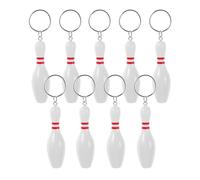 Alipis Lot de 9 Porte-Clés de Voiture Bowling Petit Format en Alliage Solide Décoration de Clé Créative pour Sport et Présent Homme Accessoire Original pour Clés et Paquet Collection