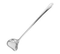 Alipis Louche Inox avec Bec Verseur Goutte Cuillère à Sauce Résistante Haute Température Ustensile Polyvalent pour Soupe Sauce et Jus Cuisine