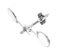 Alipis Loupe Clip Double Lentille Verre pour Réparation Bijouterie et Horlogerie Grossissement Précis Protection Anti-rayures pour Lunettes Légère et Portable