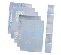 Alipis Magnifiques Autocollants Holographiques en Papier Pet Imprimables 30 Feuilles pour La Décoration Intérieure