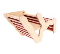 Alipis Maison de Cachette Échelle Décorative en Bois, Hamster | Multi-usage, Peignable Diy, pour Entraînement et Jeu, Bois Sûr à Mordiller