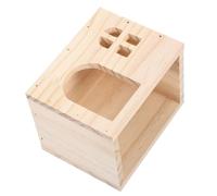 Alipis Maison en Bois Résistante à l'usure pour Design Mignon Cachette Multi- Hamster et Cochon d'Inde pour Décoration Intérieure