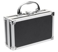 Alipis Mallette à Outils Multifonctionnelle en Alliage d'Aluminium 180X110X55Mm Boîte de Rangement Portable Légère 026 Kg Poignée Métallique Organisateur d'Outils de Jardinage