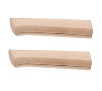 Alipis Manche En Bois De Hêtre Pour Couteau Cuisine Japonerie Antidérapant, Lot De 2 Poignées De Rechange, Accessoires De Réparation Pour Cuisinier, Remplacement Facile Cuisine Professionnelle